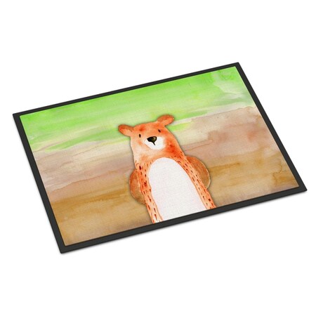 Carolines Treasures 24 x 36 in. Bear Watercolor Indoor or Outdoor Mat BB7434JMAT